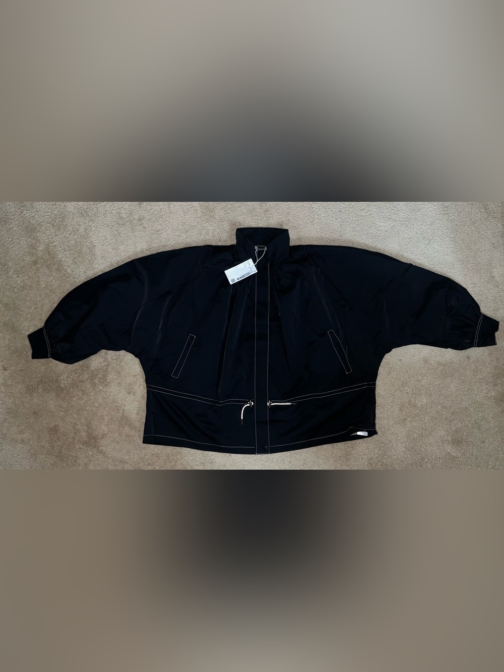 Women's Black oversized Lightweight jacket